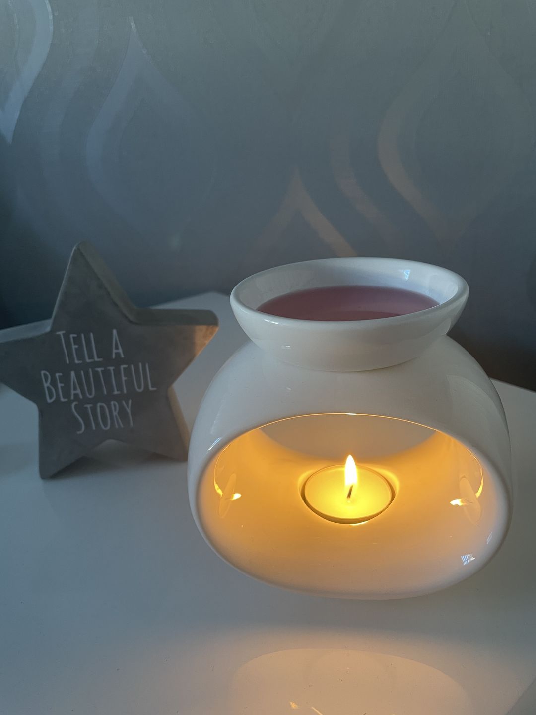 Customer photo review of Rome Ceramic Wax Burner