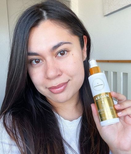 Customer photo review of Hair Growth With Argan Oil - 10 Minute Miracle - Spray 150ml