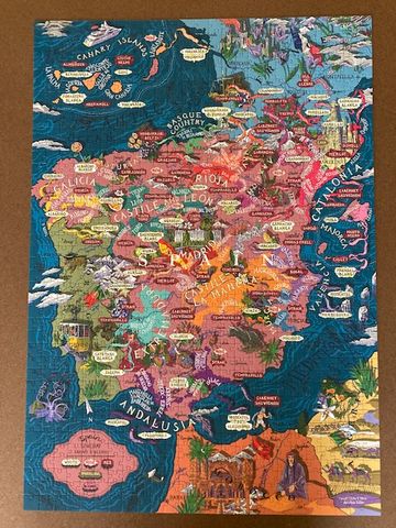 Customer photo review of Wine Puzzle - Spain