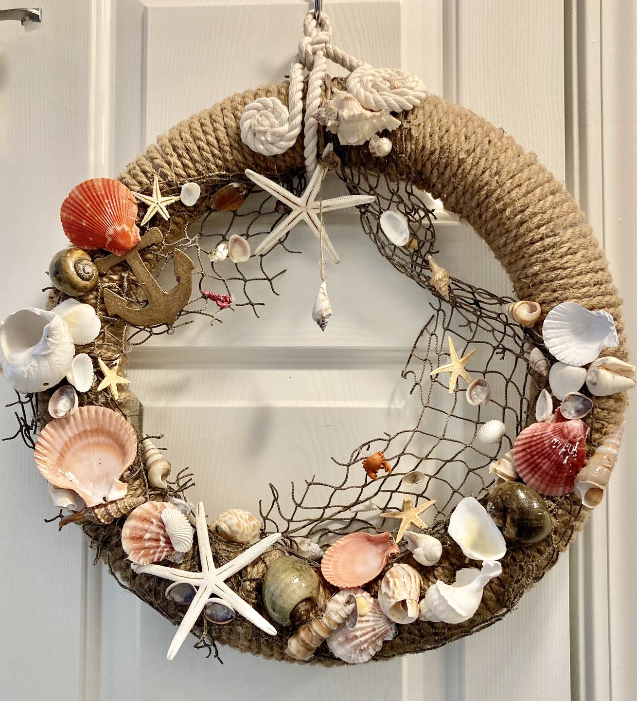 Customer photo review of Unfinished Wooden Anchor Silhoutte - Craft- up to 24" DIY