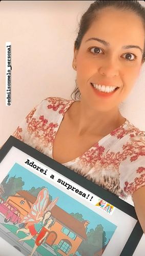 Customer photo review of RETRATO EM ARQUIVO DIGITAL FAMILIA AMARELA