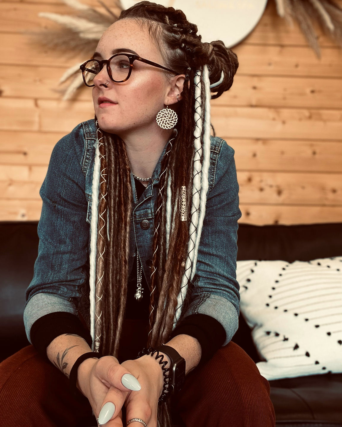 Customer photo review of Almond Melt - (1 pack of 5 Dreads)