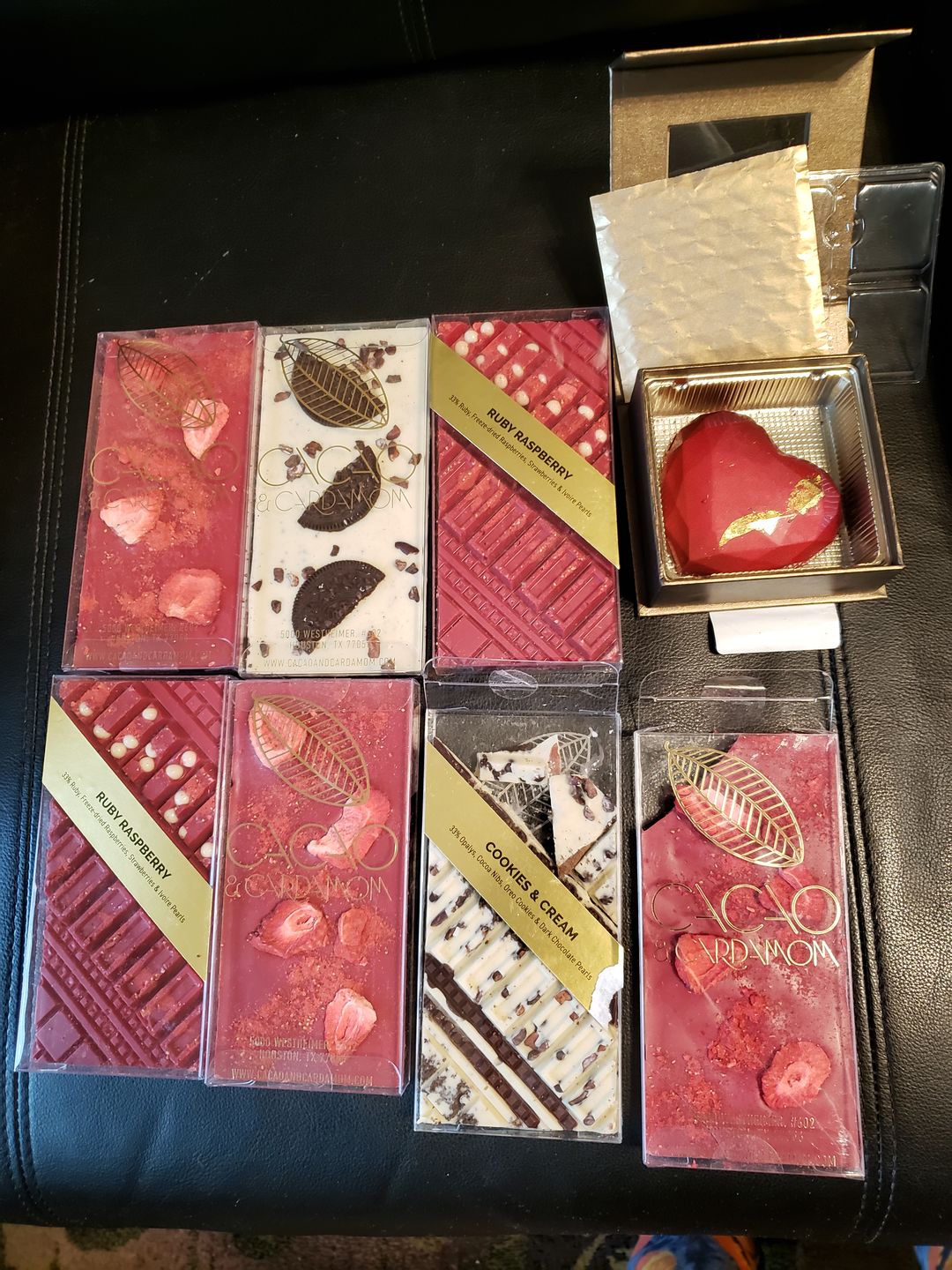 Customer photo review of Ruby Raspberry Artisan Bar