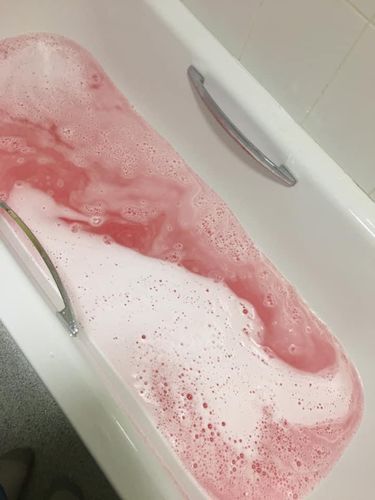 Customer photo review of Raspberry Bubble Dust