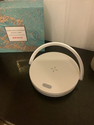 Customer photo review of EZVALO 4-in-1 Music Lamp with Wireless Charger