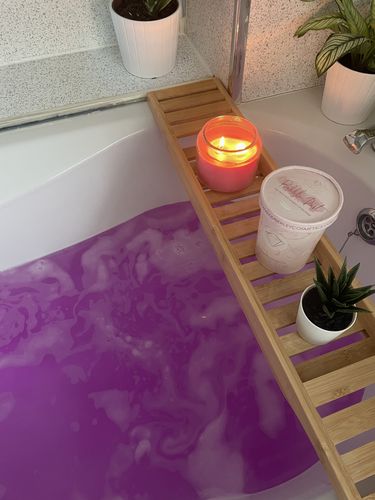 Customer photo review of Bedtime Baby Bubble Dust