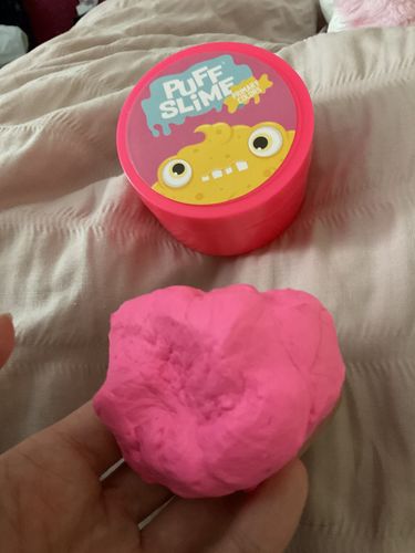 Customer photo review of Neon Puff Slime