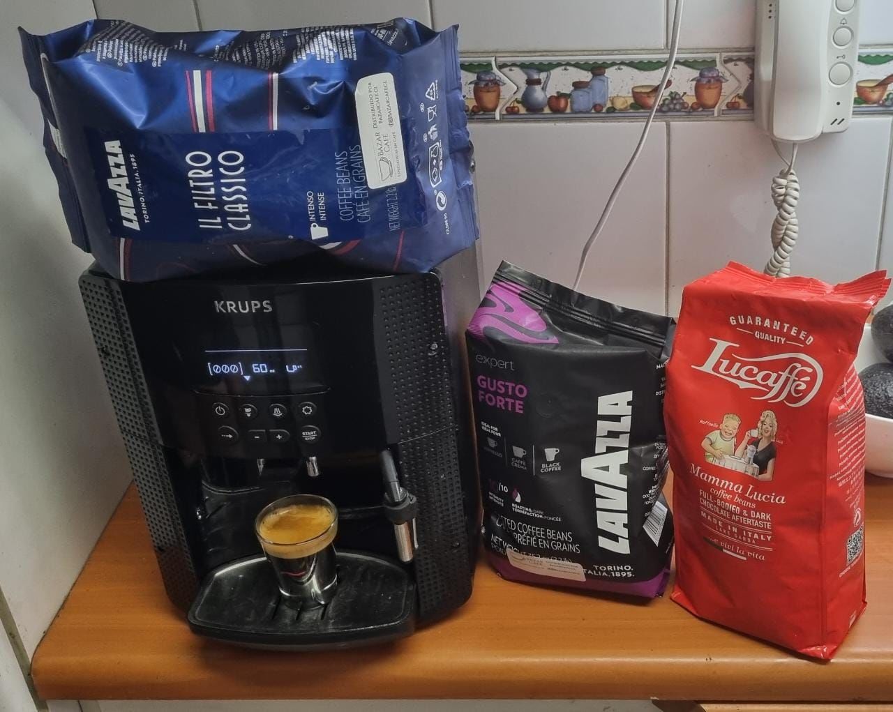 Customer photo review of Pack Lavazza Gusto Forte 1 kg más Il Filtro Classico 1 kg