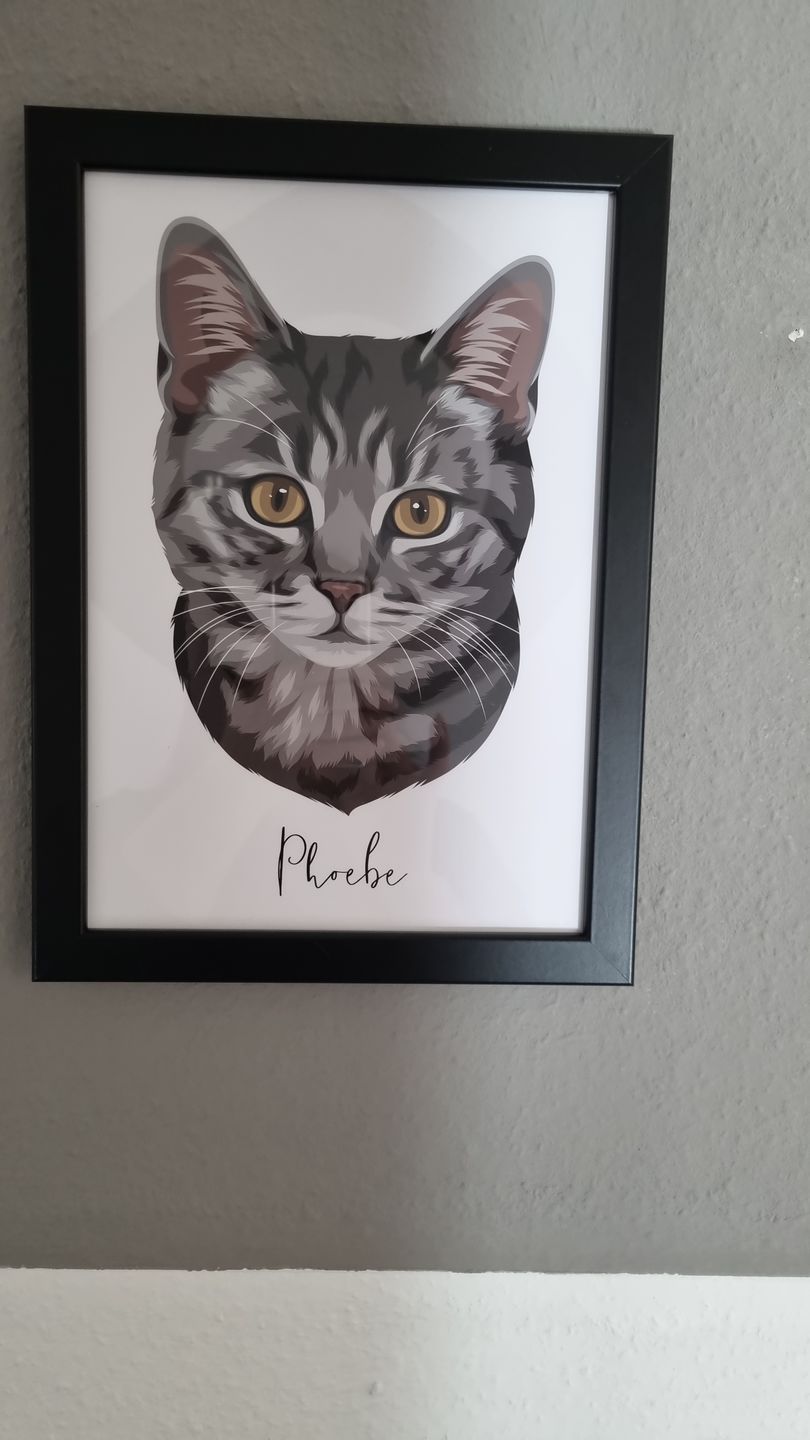 Customer photo review of Portrait deines Tieres im Wasserfarben-Stil