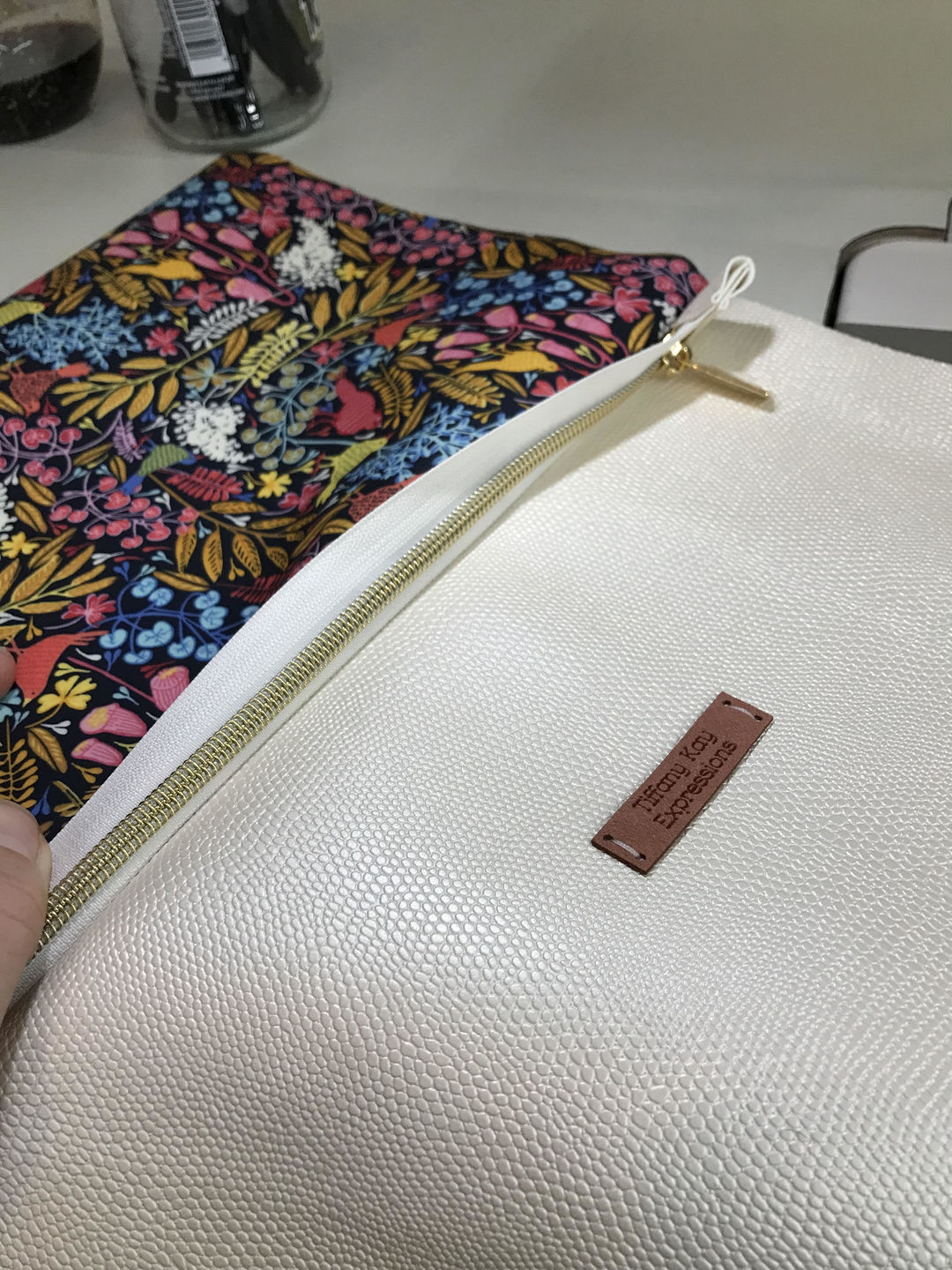 Customer photo review of Ivory - #5 Gold Nylon Coil Zipper Tape