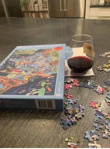 Customer photo review of Wine Puzzle - France