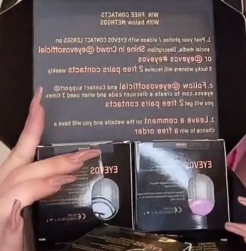 Customer photo review of EYEVOS Tailored For Brown Eyes Hot Classic Set (4 pairs)