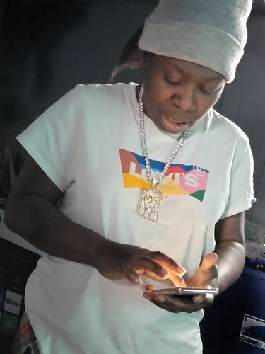 Customer photo review of Steel No Tarnish 200 Carat Flawless CZ Chain