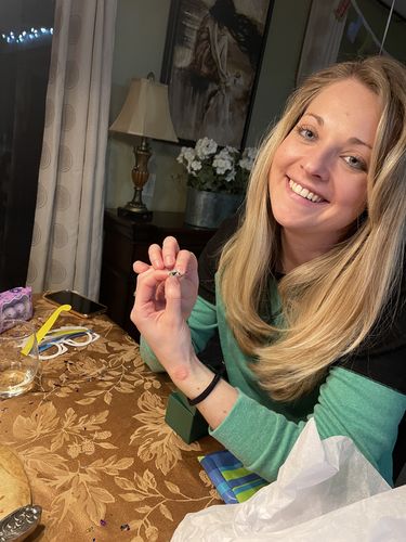 Customer photo review of Classic Claddagh™ 18K White Gold Ring