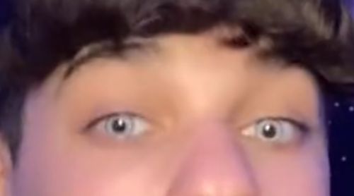 Customer photo review of EYEVOS Real Crystal Grey Colored Contact Lenses