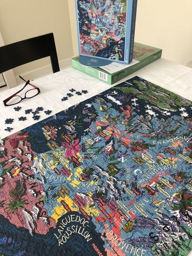 Customer photo review of Wine Puzzle - France