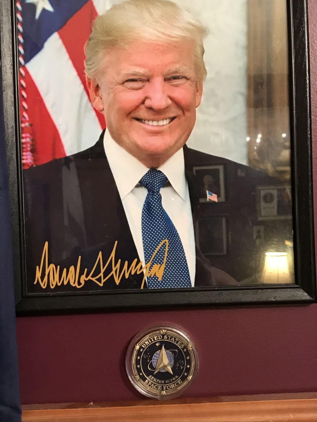 Customer photo review of US Space Force Coin