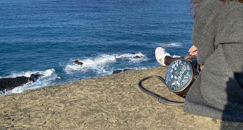 Customer photo review of Florabom - Embroidered Round Bag