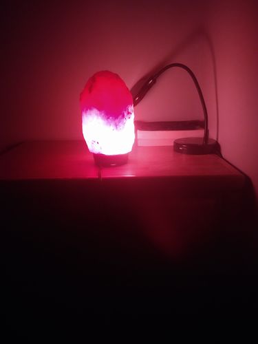 Customer photo review of (Set of 6) Original Himalayan Salt Lamps - Medium
