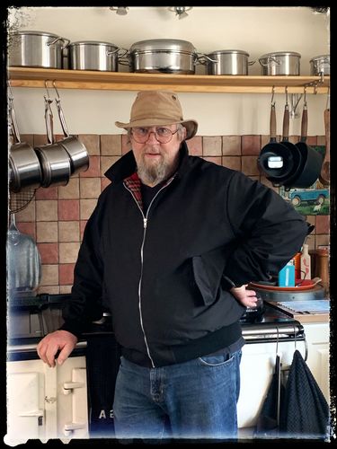 Customer photo review of Mens Classic Harrington Jacket - Black