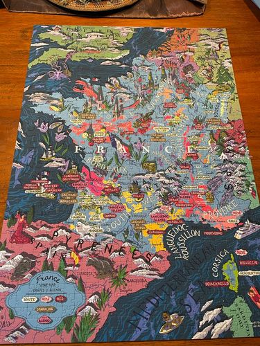 Customer photo review of Wine Puzzle - France