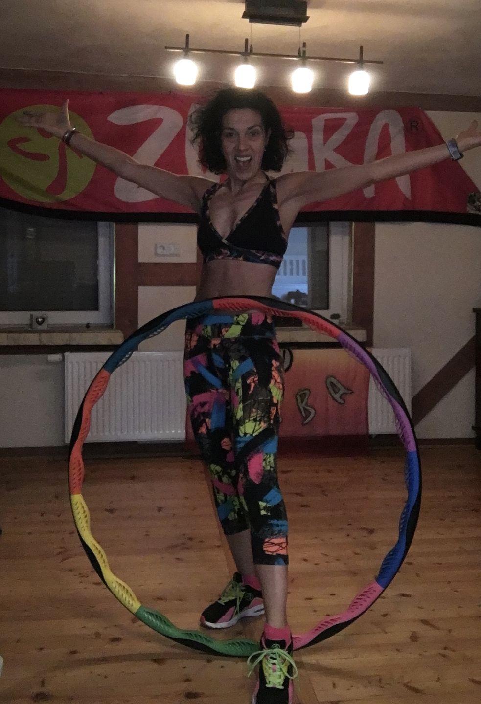 Customer photo review of Powerhoop Deluxe Weighted Hula Hoop 1.9kg