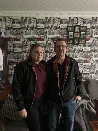 Customer photo review of Womens Classic Harrington Jacket - Black