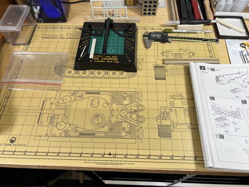 Customer photo review of TIGER TANK MODEL BUILDER'S CUTTING MAT 18x24