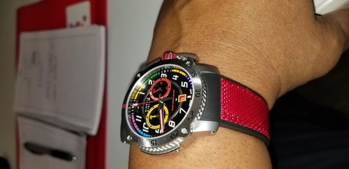 Customer photo review of Torque - Red Stainless Steel Swiss Sport Chrono Watch