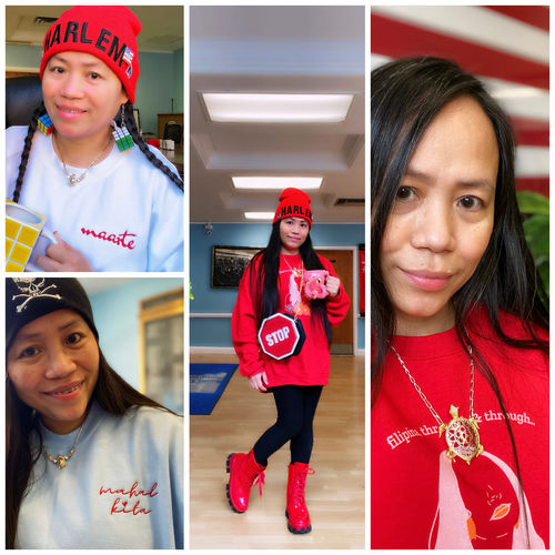 Customer photo review of Filipino Sweatshirt Filipina Art Print