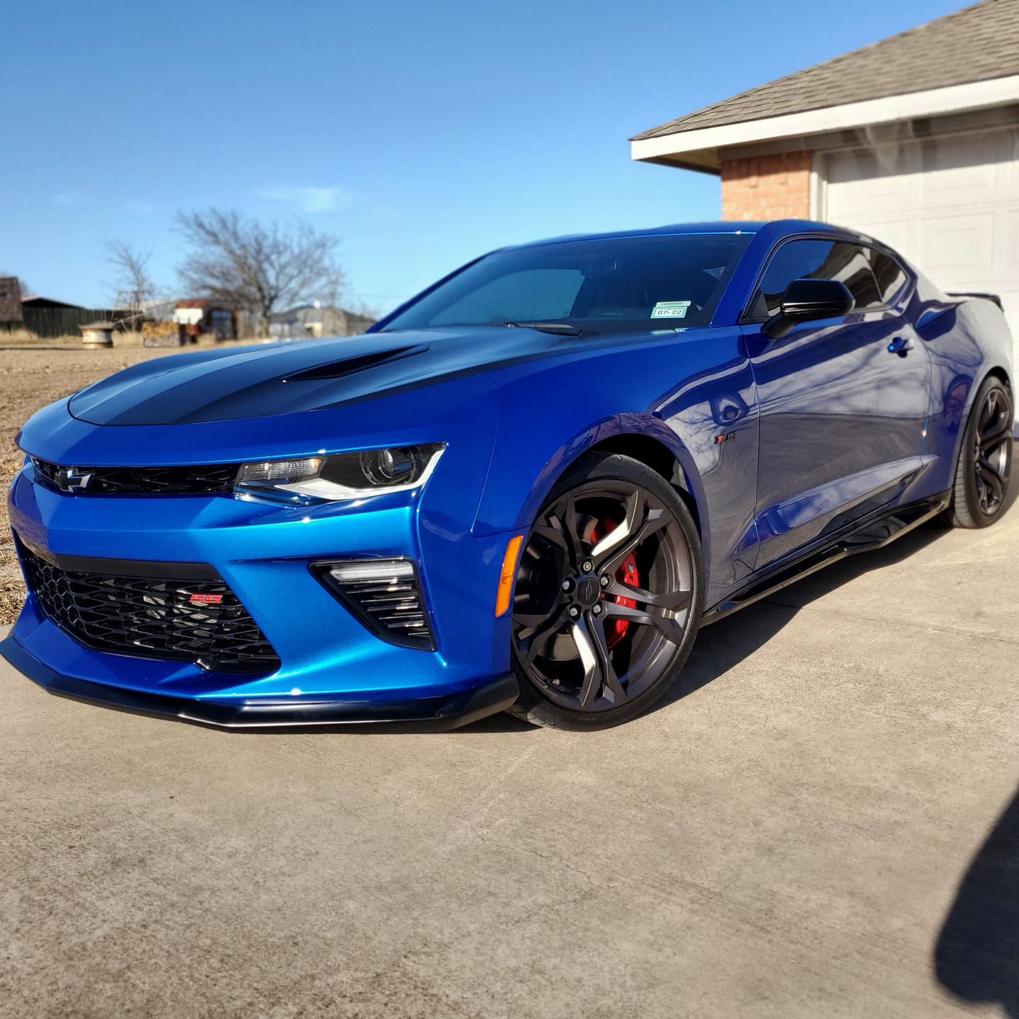 Customer photo review of Camaro Side Skirts Rocker Panels | ZL1 Performance Package