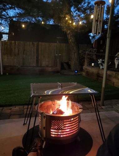 Customer photo review of MYFIRESIDE PIT 17 - LITTLE GUY