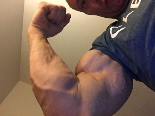 Customer photo review of Win-Test™ - Lean Muscle, Striated & Vascular, Dry Gainer Blend