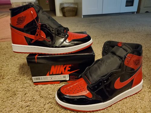 Customer photo review of Jordan 1 Reimagined Bred