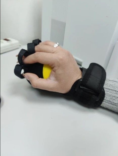 Customer photo review of VibroGrip - Fizioterápiás Labda