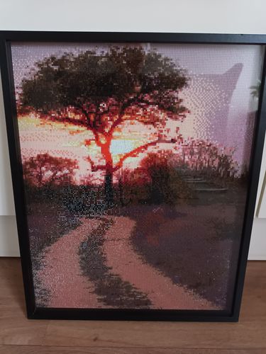 Customer photo review of Eigen Foto Diamond Painting