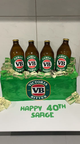 Customer photo review of A5 Rectangle Custom Edible Icing Image