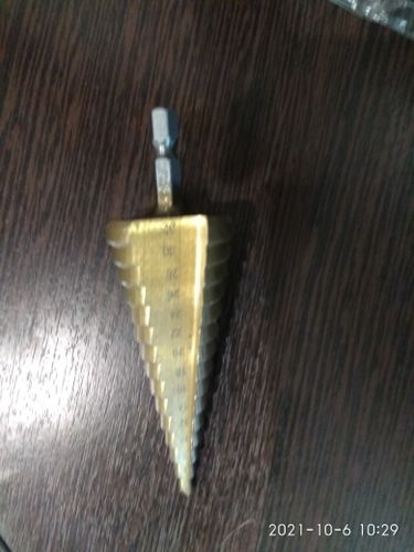 Customer photo review of Pagoda drill bit universal metal reaming stainless steel special hole opener