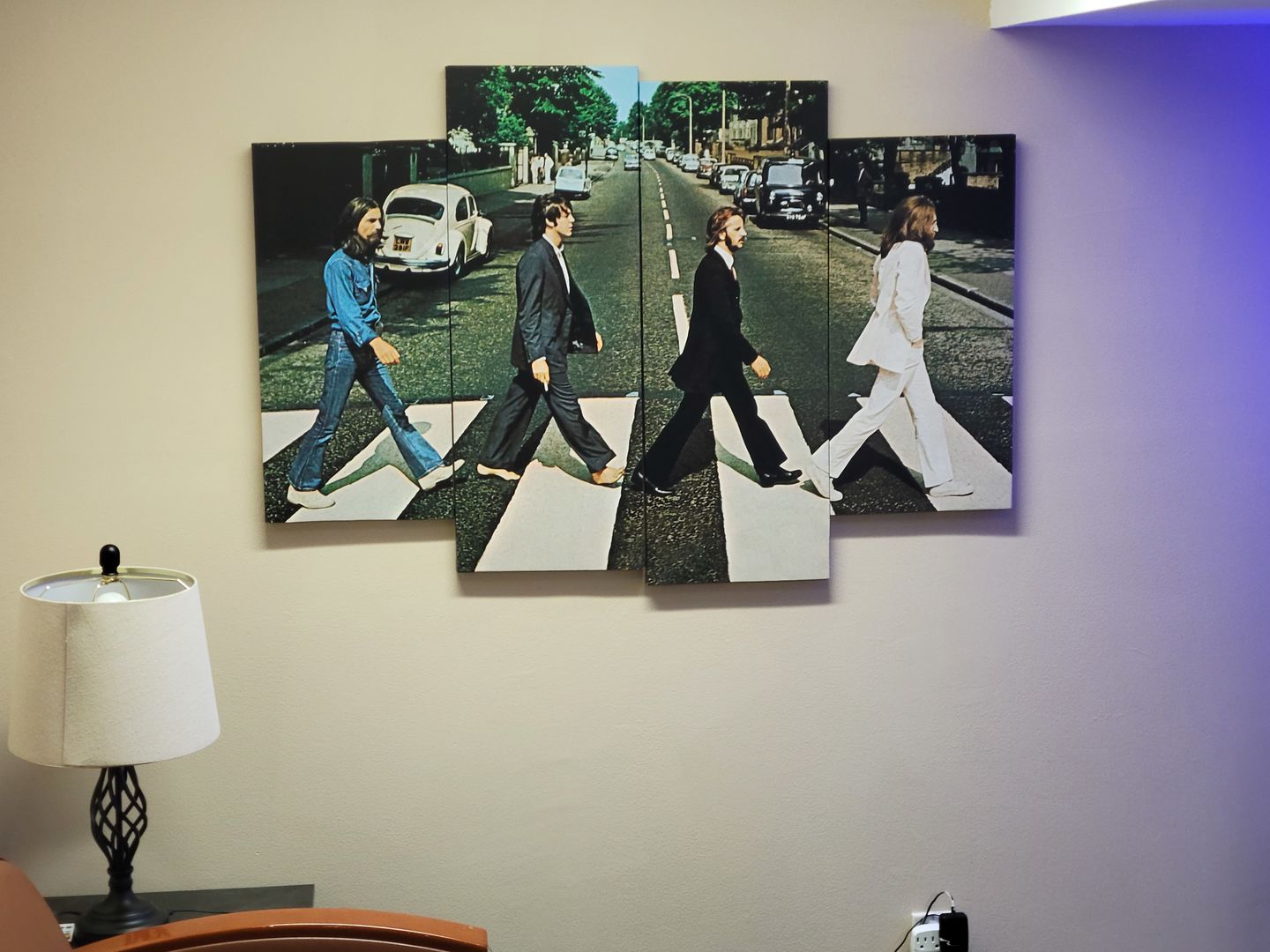 Customer photo review of Abbey Road Wall Art