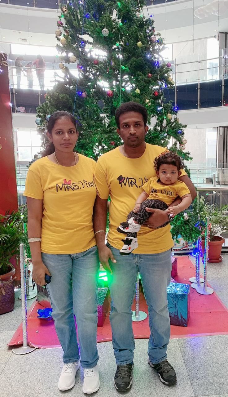 Customer photo review of Mr Mrs Jr Matching Family Tshirts