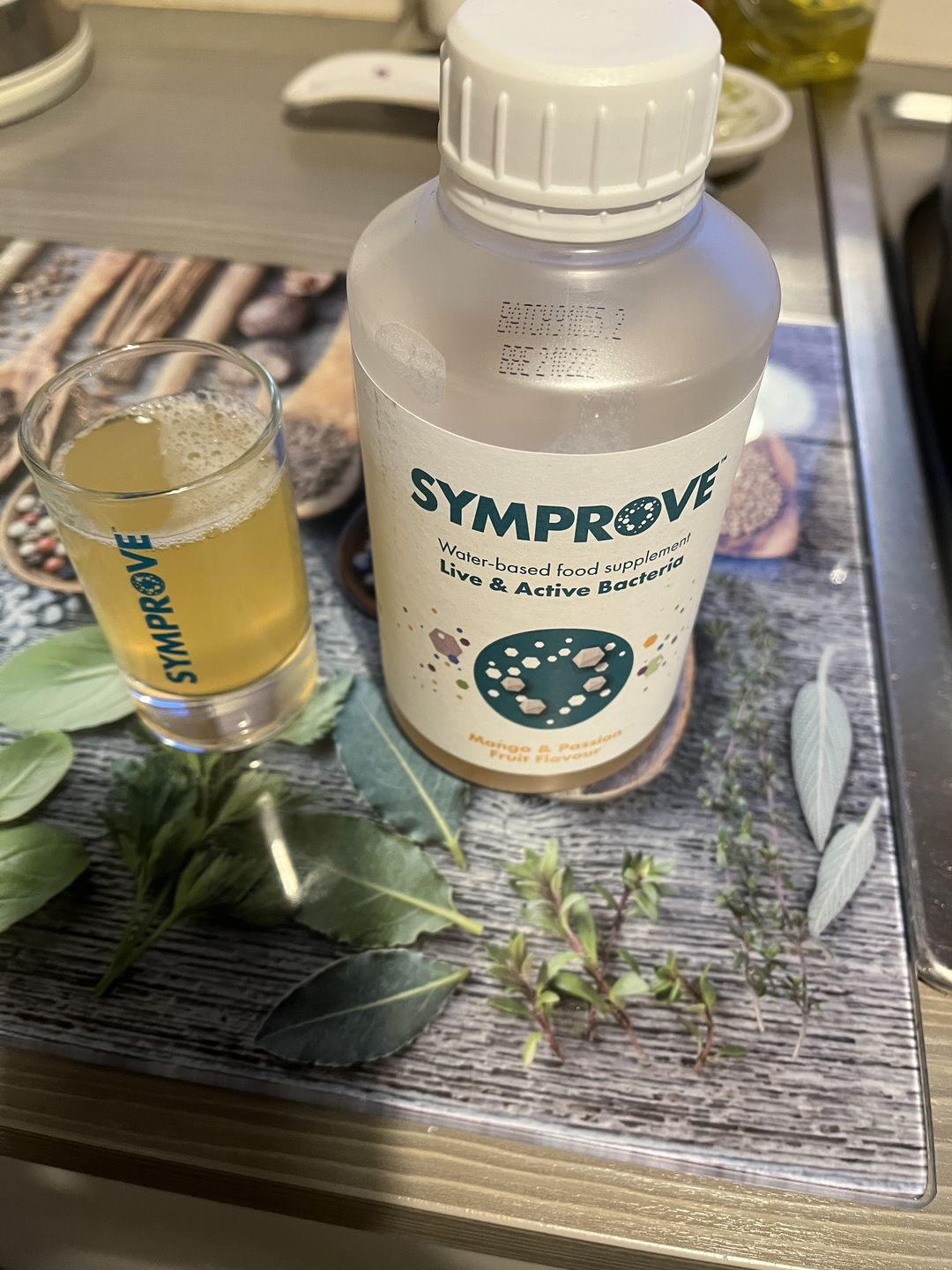 Customer photo review of Symprove Shot Glass -Free When you purchase Symprove