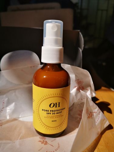 Customer photo review of Pore Protection SPF 30 Mist with Niacinamide