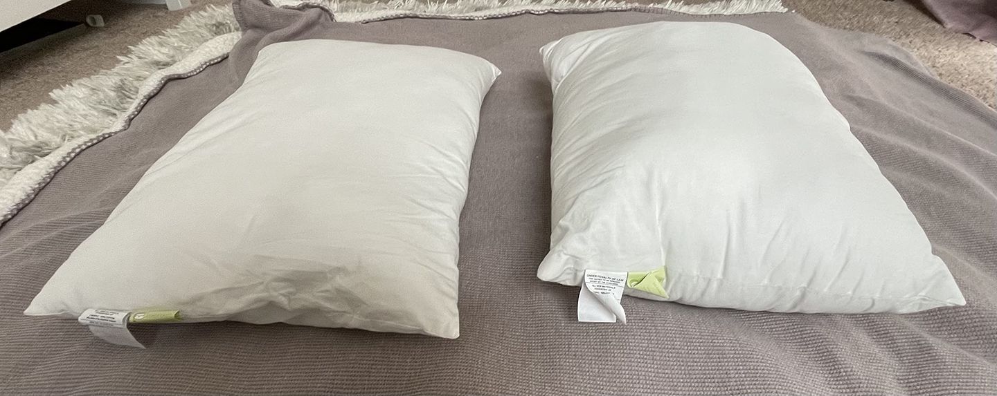 Customer photo review of 2-Pack Toddler Pillows