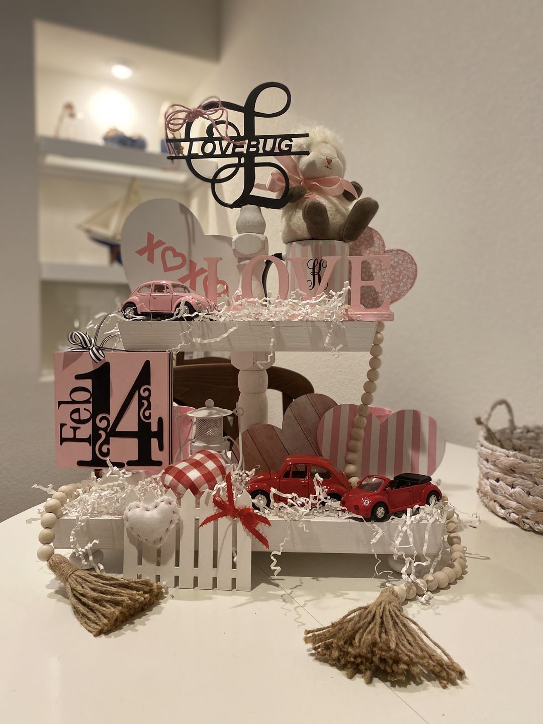 Customer photo review of Unfinished Wooden Round Classic Heart Shape up to 24" DIY Valentines Day Wedding Shower