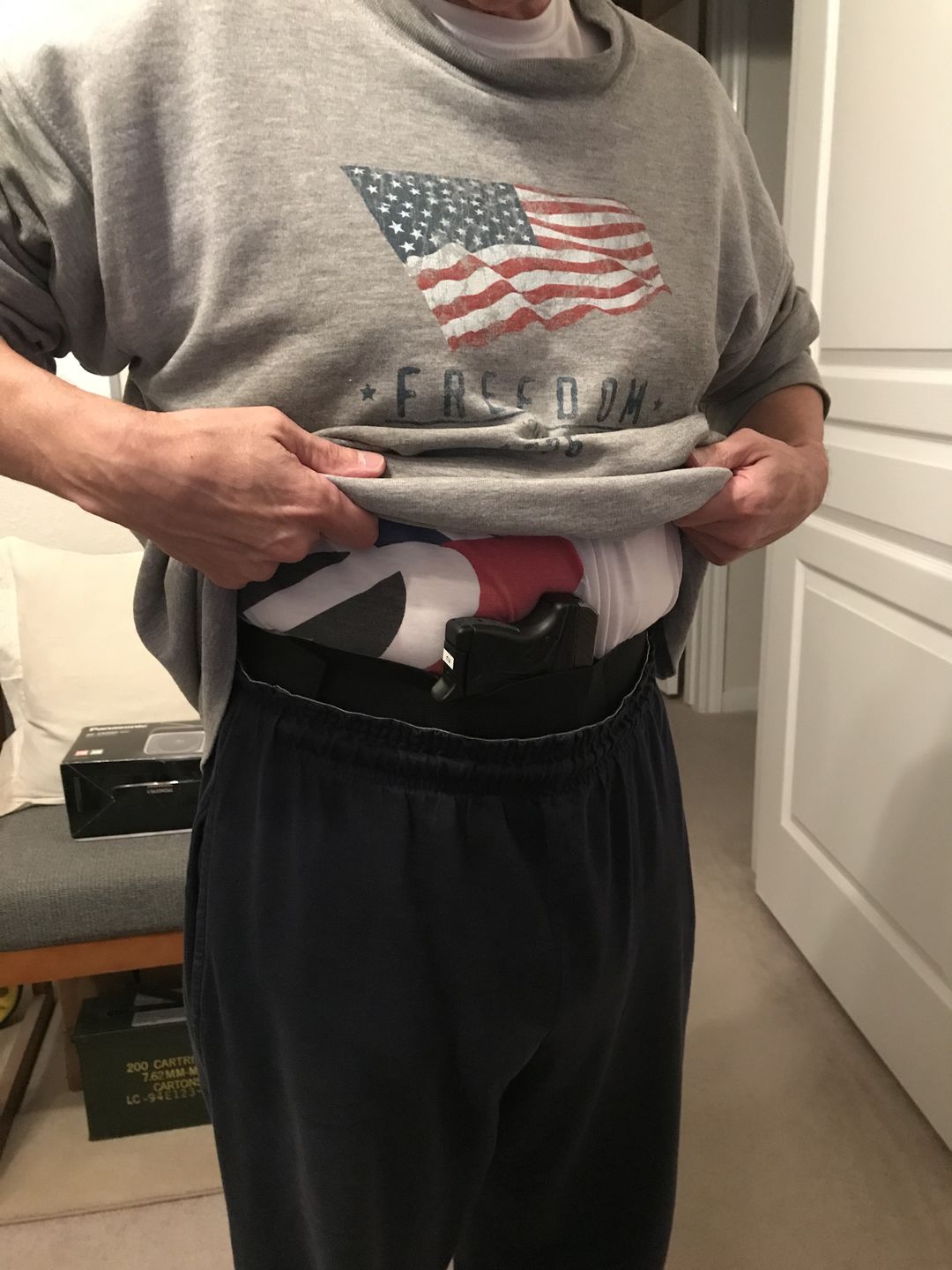 Customer photo review of The Original Belly Band
