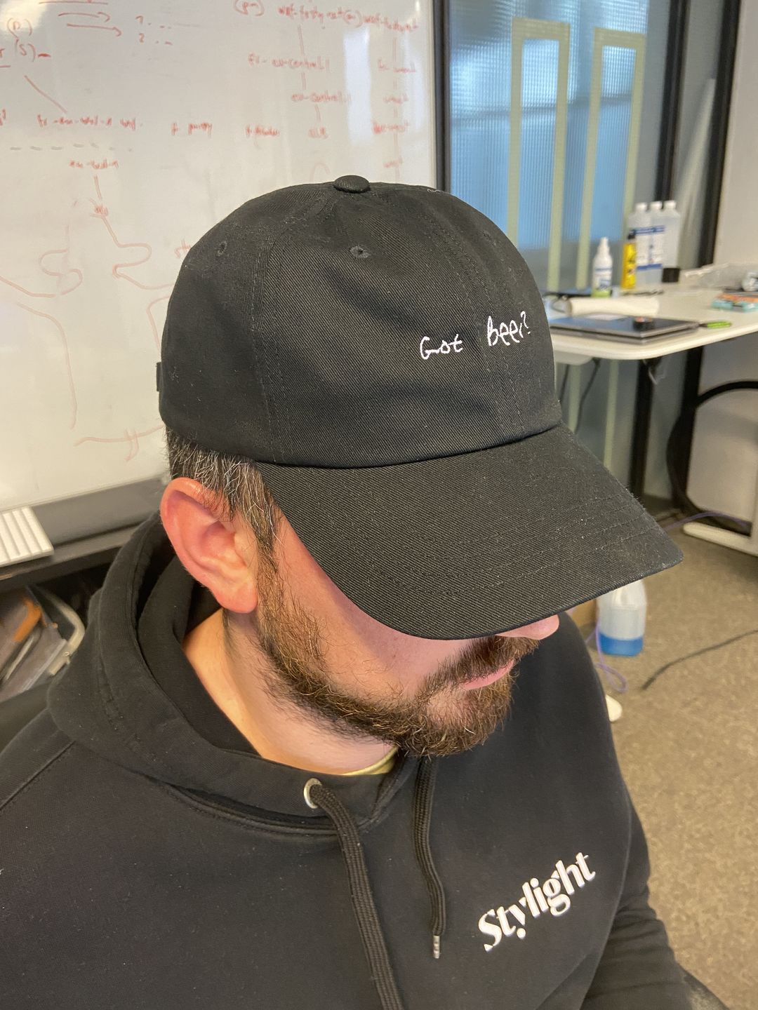 Customer photo review of The Got Beer? Dad hat