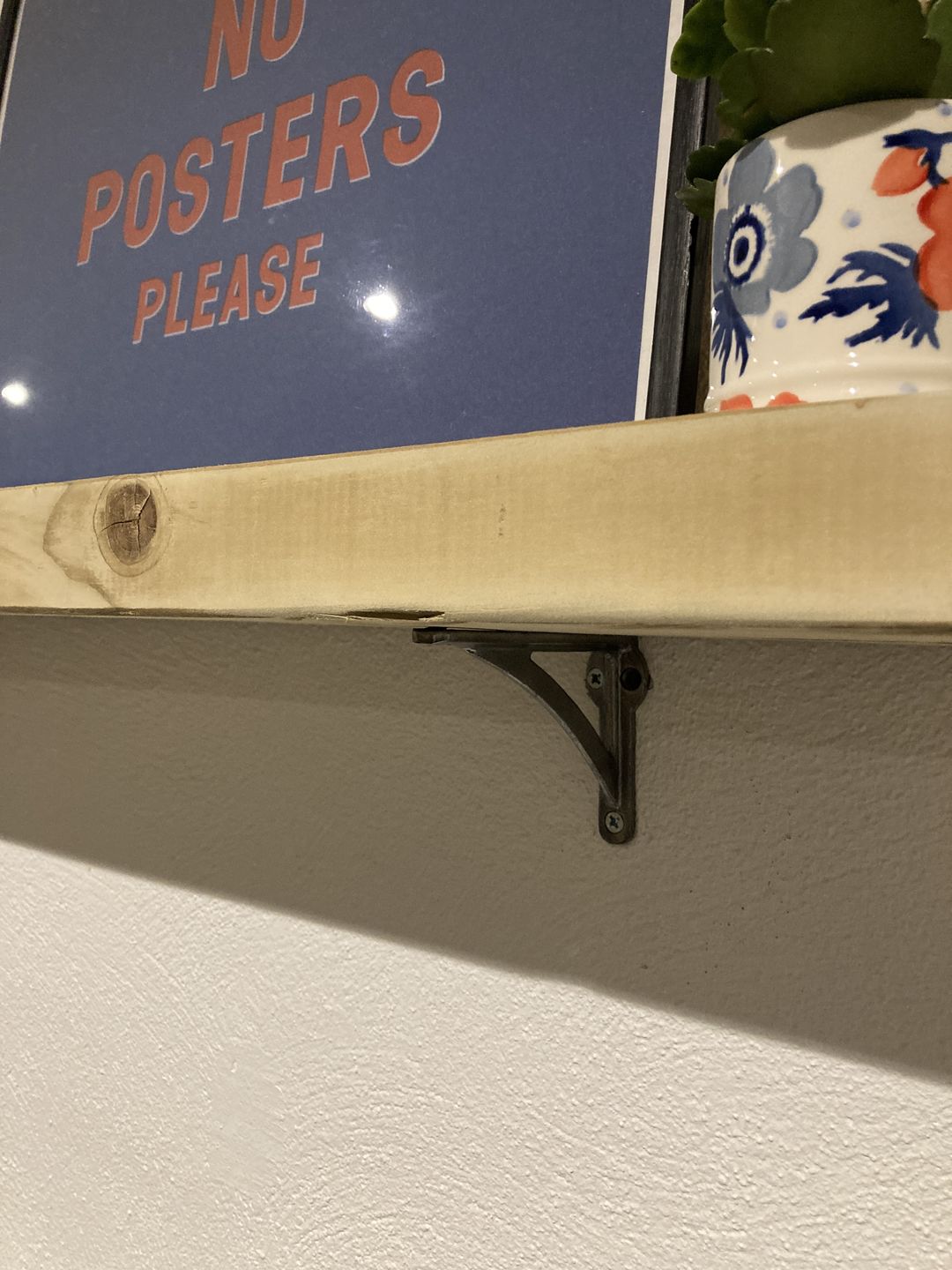 Customer photo review of 4.5 Inch Ironbridge Cast Iron Shelf Bracket