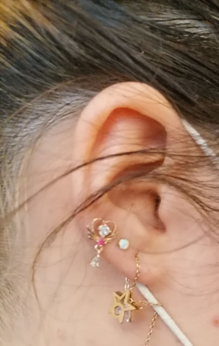 Customer photo review of Piercing Sailor Moon
