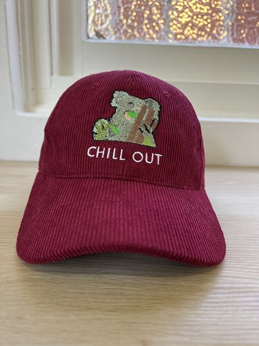 Customer photo review of Chill Out - Red Corduroy Hat