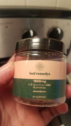 Customer photo review of 1500mg CBD Gummies mixed flavors
